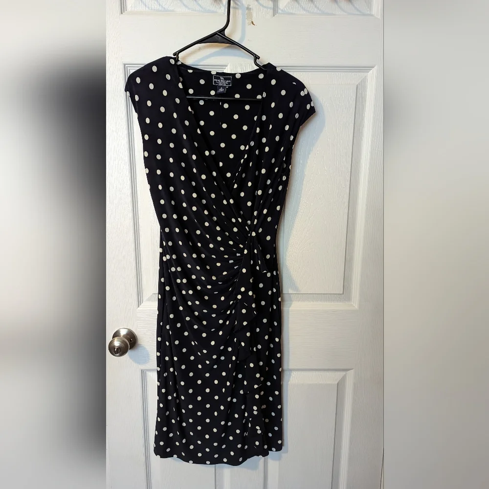 Sleeveless dress with ruching and frill down the front - Picture 1 of 2